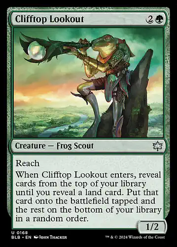 Clifftop Lookout - blb Spoiler
