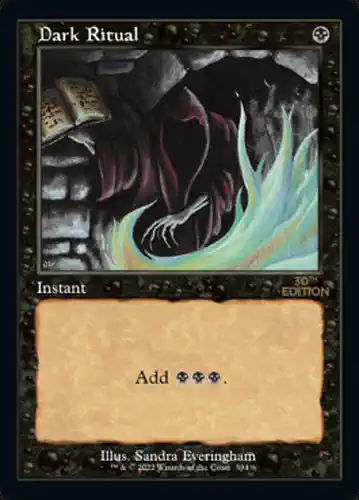 Dark Ritual - 30a Spoiler