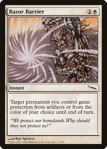 Razor Barrier - mrd Spoiler