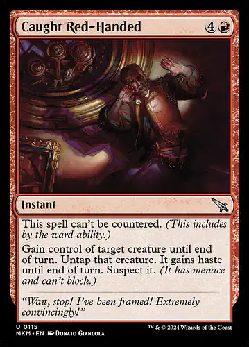 Caught Red-Handed - mkm Spoiler