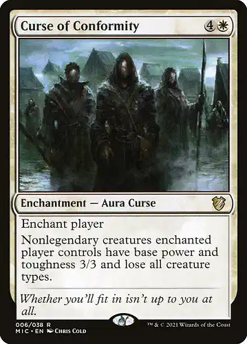 Curse of Conformity - mic Spoiler
