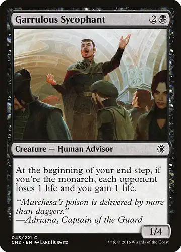 Garrulous Sycophant - cn2 Spoiler