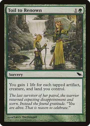 Toil to Renown - shm Spoiler