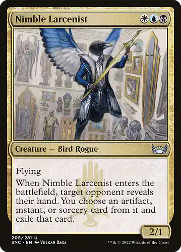 Nimble Larcenist - snc Spoiler