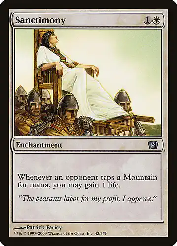 Sanctimony - 8ed Spoiler