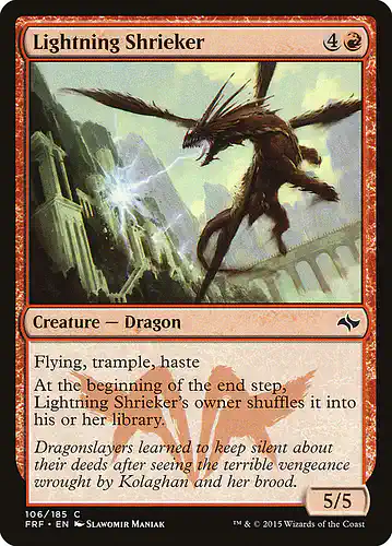 Lightning Shrieker - frf Spoiler