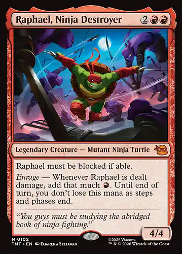 Raphael, Ninja Destroyer - tmt Spoiler