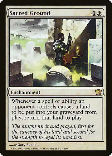 Sacred Ground - 9ed Spoiler
