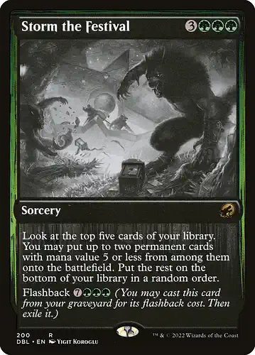 Storm the Festival - dbl Spoiler