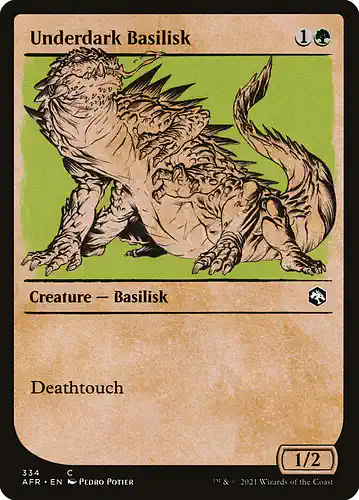 Underdark Basilisk - afr Spoiler