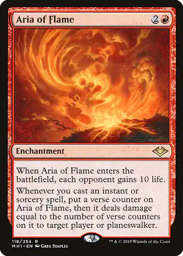 Aria of Flame - mh1 Spoiler