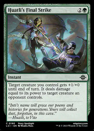 Huatli's Final Strike - lci Spoiler