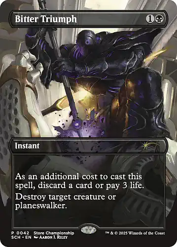 Bitter Triumph - sch Spoiler