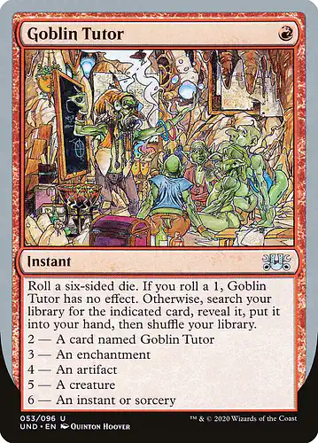 Goblin Tutor - und Spoiler