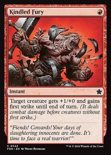 Kindled Fury - fdn Spoiler