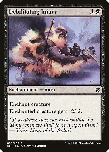 Debilitating Injury - ktk Spoiler