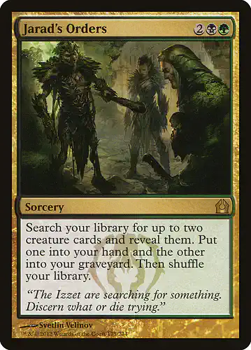Jarad's Orders - rtr Spoiler