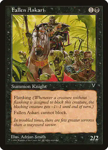 Fallen Askari - vis Spoiler