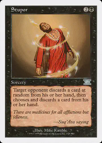 Stupor - 6ed Spoiler
