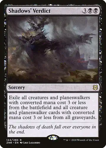 Shadows' Verdict - znr Spoiler