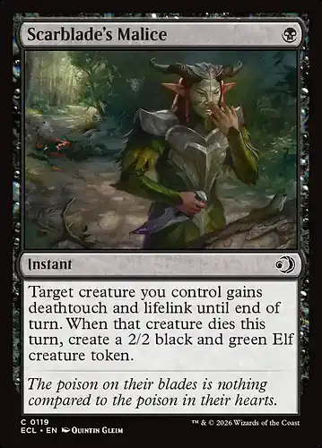 Scarblade's Malice - ecl Spoiler