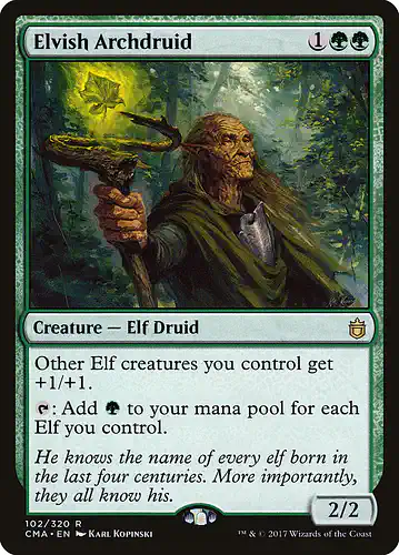 Elvish Archdruid - cma Spoiler