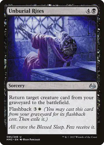 Unburial Rites - mm3 Spoiler
