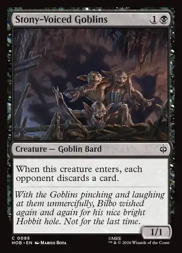 Stony-Voiced Goblins - hob Spoiler