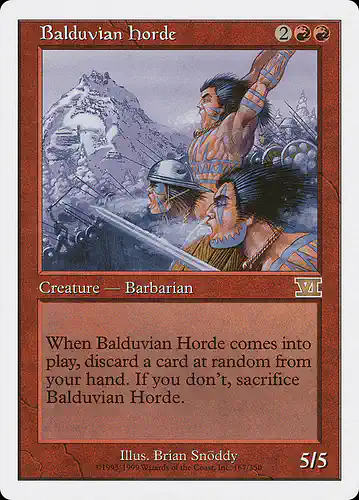 Balduvian Horde - 6ed Spoiler