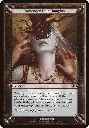 Surrender Your Thoughts - arc Spoiler
