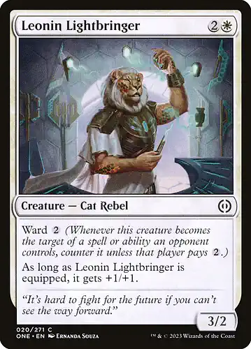 Leonin Lightbringer - one Spoiler