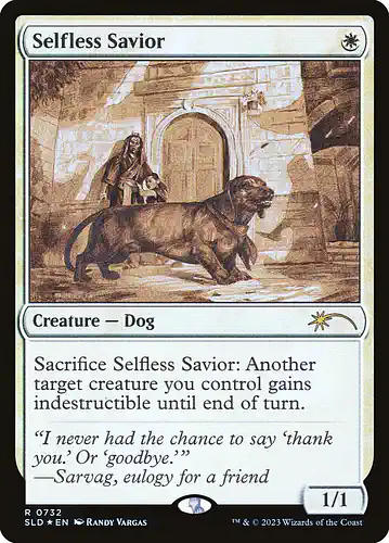 Selfless Savior - sld Spoiler