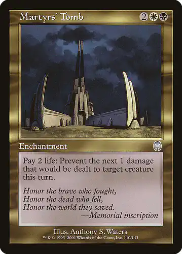 Martyrs' Tomb - apc Spoiler