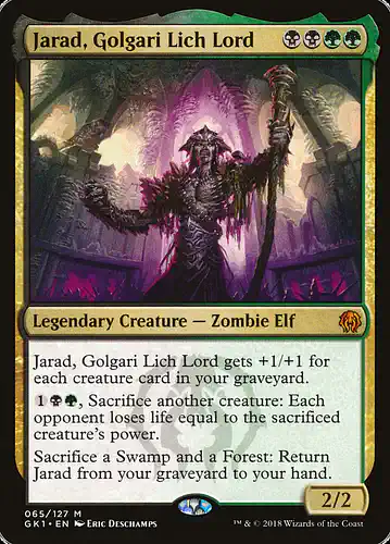 Jarad, Golgari Lich Lord - gk1 Spoiler