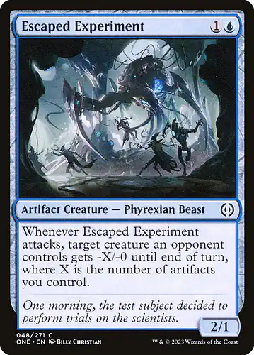 Escaped Experiment - one Spoiler
