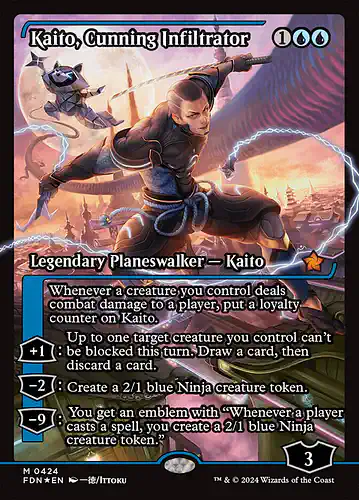 Kaito, Cunning Infiltrator - fdn Spoiler