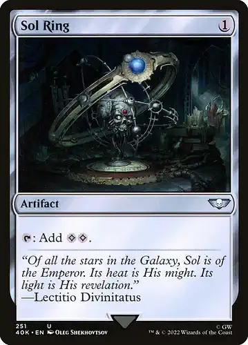 Sol Ring - 40k Spoiler