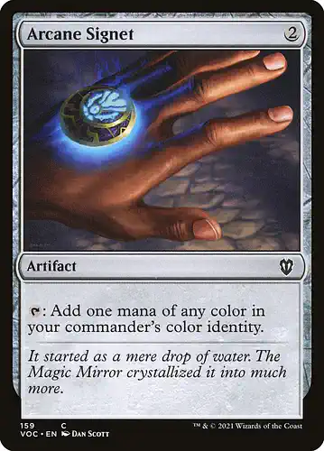 Arcane Signet - voc Spoiler