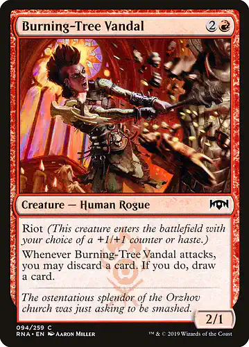 Burning-Tree Vandal - rna Spoiler