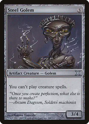 Steel Golem - 10e Spoiler
