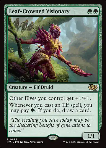 Leaf-Crowned Visionary - j25 Spoiler