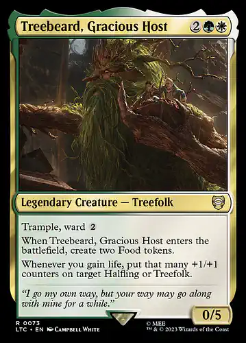 Treebeard, Gracious Host - ltc Spoiler
