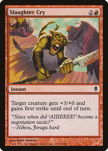 Slaughter Cry - zen Spoiler