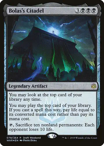 Bolas's Citadel - war Spoiler