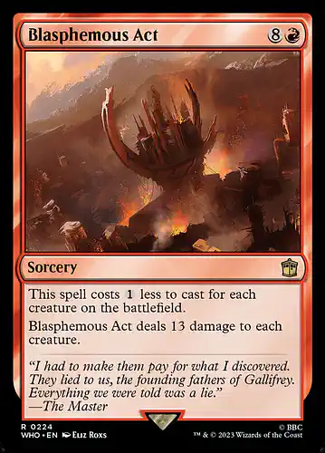 Blasphemous Act - who Spoiler