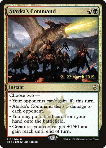 Atarka's Command - dtk Spoiler