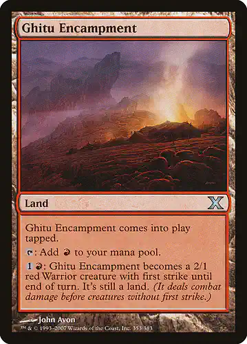 Ghitu Encampment - 10e Spoiler