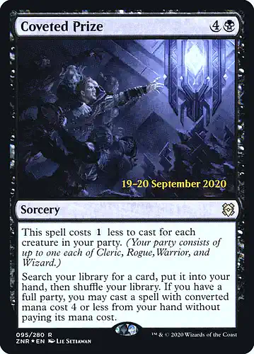 Coveted Prize - znr Spoiler
