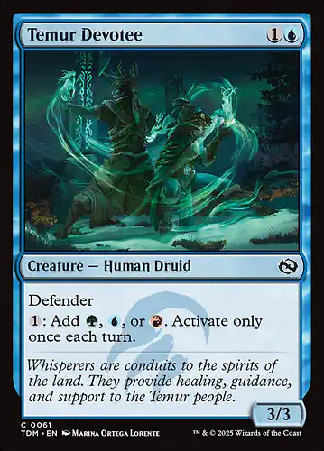Temur Devotee - tdm Spoiler
