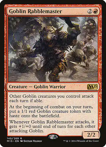 Goblin Rabblemaster - m15 Spoiler
